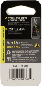 Nite Ize Karab&iacute;ner MicroLock S-Biner 2 35 mm x 15 mm x 7 mm 2 db (NI-LSBM-01-2R3)