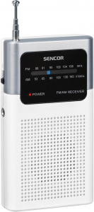 Sencor SRD 1100 W Hordozhat&oacute; R&aacute;di&oacute; - Feh&eacute;r (SRD-1100W)