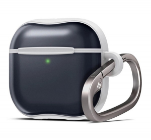 Spigen CLASSIC C1 szilikon tok (karab&iacute;ner) S&Ouml;T&Eacute;TSZ&Uuml;RKE Apple AirPods 4 (ACS08645)