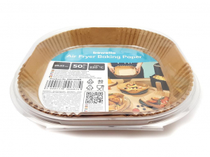 Bewello AIR FRYER S&Uuml;TŐPAP&Iacute;R FORR&Oacute;LEVEGŐS / OLAJ N&Eacute;LK&Uuml;LI S&Uuml;TŐH&Ouml;Z 23X23CM N&Eacute;GYZET (50DB/CSOMAG) (GA6110)