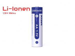 XTAR Li-ion 1,5V 2000mAh tölthető elem, akkumulátor beépített védelemmel (hagyományos elem kiváltására) (012-152)