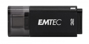 Emtec Pendrive, 32GB, USB-C 3.2,  "D400 Type-C", fekete (UE32GUC)