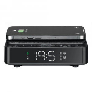Aiwa CR-30/BK Az &eacute;bresztő&oacute;ra r&aacute;di&oacute; &eacute;s vezet&eacute;k n&eacute;lk&uuml;li t&ouml;ltő t&ouml;k&eacute;letes kombin&aacute;ci&oacute;ja! (CR-30-BK)