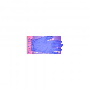 Maxter Gumikesztyű nitril p&uacute;dermentes S 200 db/doboz  k&eacute;k (1016S)