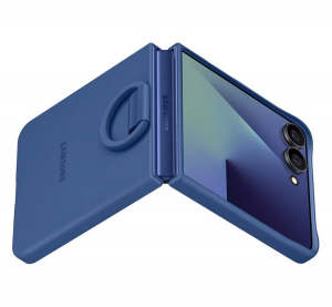 Samsung Galaxy Z Flip7 szilikontok gyűrűvel k&eacute;k (EF-PF766TNEGWW)