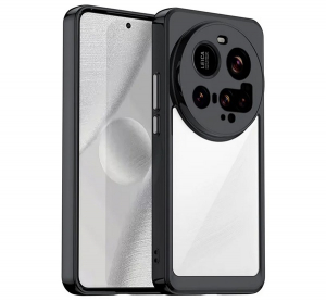 Szilikon telefonv&eacute;dő (&uuml;t&eacute;s&aacute;ll&oacute;s&aacute;g, &aacute;tl&aacute;tsz&oacute; h&aacute;tlap) FEKETE Xiaomi 15 Ultra "Gigapack csomagol&aacute;s" (GP-167741)