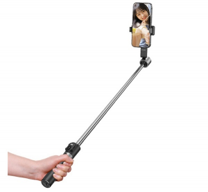 Usams MINI szelfibot (tripod &aacute;llv&aacute;ny, &aacute;ll&iacute;that&oacute;, bluetooth t&aacute;vkiold&oacute;, 20-100cm, 4.7-7" m&eacute;ret) FEKETE (ZB32401)