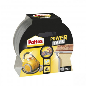 Pattex Ragaszt&oacute;szalag 48mmx25m t&eacute;phető sz&aacute;lerős&iacute;tett Power Tape  ez&uuml;st (1677377)