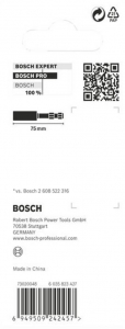 Bosch Accessories PRO Standard Bit Holder Impact, 75 mm (2608522559)