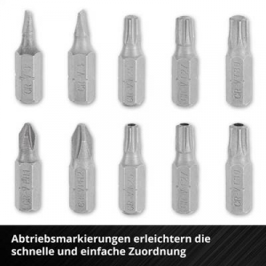 Einhell BELT CLIP  Bit k&eacute;szlet 32 r&eacute;szes TORX, PZ, PH, Egyeneshorny&uacute;, Tamper Torx Bit tart&oacute;val (118495)