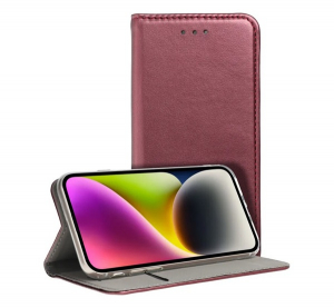Tok &aacute;ll&oacute;, bőr hat&aacute;s&uacute; (FLIP, oldalra ny&iacute;l&oacute;, asztali tart&oacute;) BURGUNDY Honor X8c "Gigapack csomagol&aacute;s" (GP-168073)