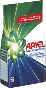Ariel Alpine Fresh 2,2 kg (40 mosás)