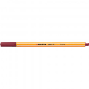 STABILO Rostir&oacute;n, tűfilc 0,4mm,  Point 88 bord&oacute; (88/19)