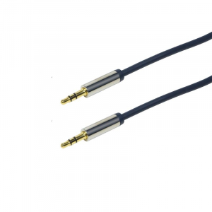 LogiLink 3.5mm Stereo apa/apa audio kábel 0.5m kék  (CA10050)