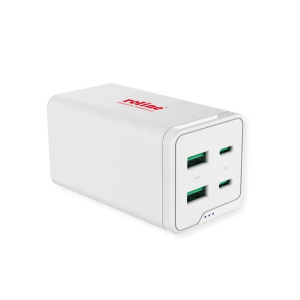 Roline Fali t&ouml;ltő, 2x USB-A 3.0 + 2x USB-C, 120W, feh&eacute;r (19.11.1056-10)