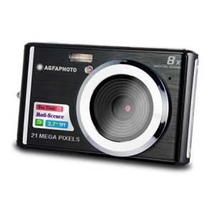 AgfaPhoto F&eacute;nyk&eacute;pezőg&eacute;p, kompakt, digit&aacute;lis,  "DC5200", fekete (ADFAGDC5200BK)