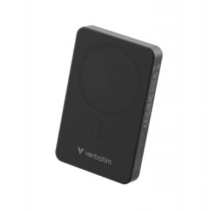 Verbatim Power bank, k&uuml;lső akkumul&aacute;tor, vezet&eacute;k n&eacute;lk&uuml;li, 10.000mAh,  "Charge n Go Essentials", fekete (VHA32227)