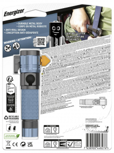 Energizer Auto Metal Light LED K&eacute;zil&aacute;mpa Akkur&oacute;l &uuml;zemeltetett 500 lm (E303957300)