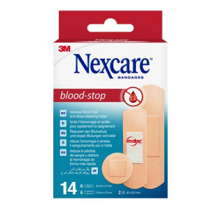 3M Sebtapasz, v&eacute;rz&eacute;scsillap&iacute;t&oacute;, 14 db,  "Nexcare Blood Stop" (ME28)