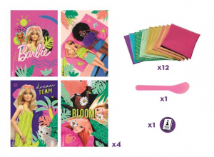 Maped F&oacute;li&aacute;s k&eacute;pk&eacute;sz&iacute;tő k&eacute;szlet,  "Barbie Foil`Art" (IMAC907074)