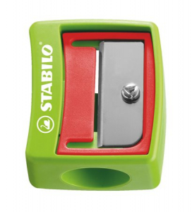 STABILO Hegyező, egylyuk&uacute;,  "Woody 3 in 1", vegyes sz&iacute;nek (TST4548)
