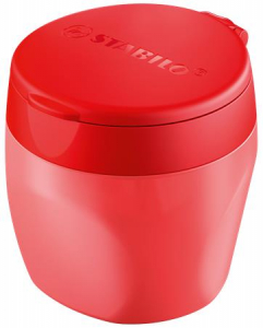 STABILO Hegyező, egylyuk&uacute;, tart&aacute;lyos,  "Woody 3 in 1", piros (TS4849013)