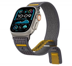 Spigen ATHLEX p&oacute;tsz&iacute;j (egyedi m&eacute;ret, nagy, nylon, t&eacute;pőz&aacute;ras, l&eacute;g&aacute;teresztő, SPORT) S&Ouml;T&Eacute;TSZ&Uuml;RKE Apple Watch Series 5 44mm / Watch Series 4 44mm / Watch