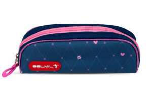 Belmil Tolltart&oacute;, henger alak&uacute;, cipz&aacute;ras, "Hearts", k&eacute;k, sz&iacute;vek (BL335878L)