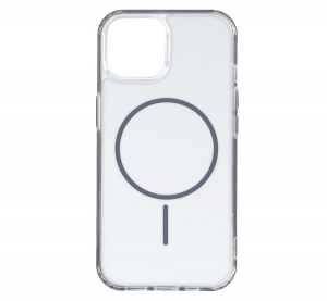 Szilikon telefonv&eacute;dő (ultrav&eacute;kony, műanyag h&aacute;tlap, MagSafe, l&eacute;gp&aacute;rn&aacute;s sarok) S&Ouml;T&Eacute;TSZ&Uuml;RKE Apple iPhone 15 Pro "Gigapack csomagol&aacute;s" (GP-171581)