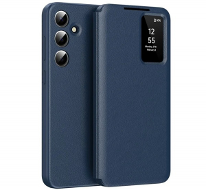 Tok &aacute;ll&oacute; (akt&iacute;v FLIP, oldalra ny&iacute;l&oacute;, Smart View Cover) S&Ouml;T&Eacute;TK&Eacute;K Samsung Galaxy A36 5G (SM-A366) / Galaxy A56 5G (SM-A566) "Gigapack csomagol&aacute;s" (GP-17