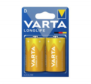 Varta LONGLIFE tart&oacute;s elem (D, LR20, 1.5V, alk&aacute;li) 2db/csomag (4120101422)