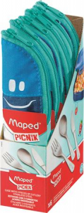 Maped Evőeszk&ouml;zk&eacute;szlet, f&eacute;m, sz&ouml;vet tok,  "Concept Kids", k&eacute;k (IMA878003)