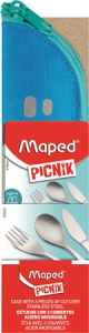 Maped Evőeszk&ouml;zk&eacute;szlet, f&eacute;m, sz&ouml;vet tok,  "Concept Kids", k&eacute;k (IMA878003)
