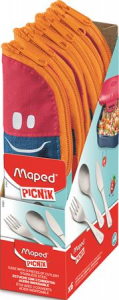 Maped Evőeszk&ouml;zk&eacute;szlet, f&eacute;m, sz&ouml;vet tok,  "Concept Kids", pink (IMA878001)