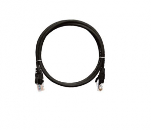 NIKOMAX Patch k&aacute;bel S/FTP, CAT6a, PVC, 0,5m, fekete (NMC-PC4SA55B-005-BK)