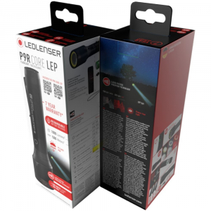 Ledlenser P9R Core LEP tölthető lézer lámpa, fehér/piros fény, Li-ion, 1000lm/1300m (502987)
