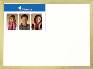 Victoria Feh&eacute;rt&aacute;bla, m&aacute;gneses, 30x40 cm, fa keret,  (VVI4)