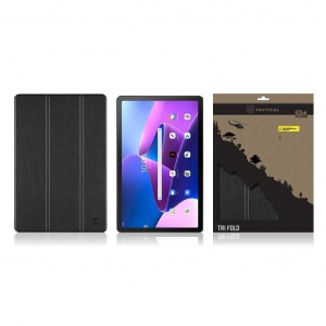 Tactical Book Tri Fold tok Lenovo Tab M10 3rd gen. (TB-328) 10.1 készülékhez fekete