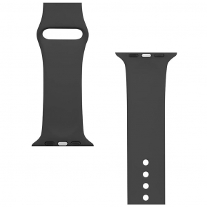 Tactical 488 szilikon sz&iacute;j Apple iWatch k&eacute;sz&uuml;l&eacute;khez 1/2/3/4/5/6/7/8/9/10/SE 42/44/45/46mm fekete
