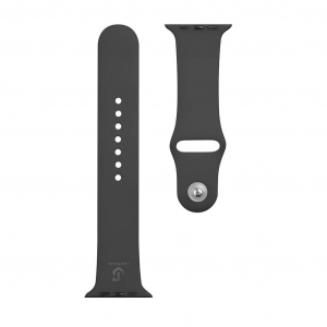 Tactical 488 szilikon sz&iacute;j Apple iWatch k&eacute;sz&uuml;l&eacute;khez 1/2/3/4/5/6/7/8/9/10/SE 42/44/45/46mm fekete