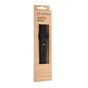 Tactical 488 szilikon sz&iacute;j Apple iWatch k&eacute;sz&uuml;l&eacute;khez 1/2/3/4/5/6/7/8/9/10/SE 42/44/45/46mm fekete