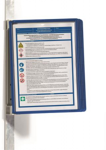 Durable Bemutat&oacute;t&aacute;bla tart&oacute;, fali, m&aacute;gneses, 5 db bemutat&oacute;t&aacute;bl&aacute;val,  "VARIO 5 MAGNET", s&ouml;t&eacute;tk&eacute;k (DB591407)