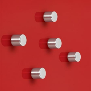 Sigel Extra erős, henger alak&uacute; m&aacute;gnes, 5 db  "SuperDym", ez&uuml;st (SBA700)