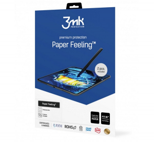 3mk PAPER FEELING képernyővédő fólia 2db (full screen, papír hatás, 0.16mm) ÁTLÁTSZÓ Apple IPAD Air 11 (2025) / IPAD Pro 11 (2022) / IPAD Pro 11 (2021