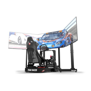 Trak Racer Szimul&aacute;tor kieg&eacute;sz&iacute;tő - Freestanding Triple Monitor Stand with Extra Leg Supports (MS-FM-SIN-TR2-FM)
