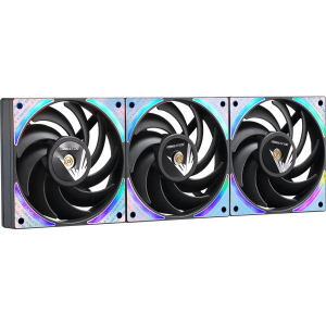 Formula Cooler 12cm - 3 db  (1-27,2dB, max. 63,2 m3/h, 4pin csatlakoz&oacute;, hydro bearing, ARGB) (AIR BRIDGE PLUS BK)