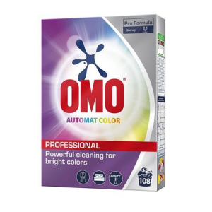 Omo Mos&oacute;por, 5,4 kg,  "Professional Automat Color", sz&iacute;nes ruh&aacute;khoz (UJ614)