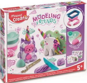 Maped Modellező gyurma k&eacute;szlet, levegőre sz&aacute;rad&oacute;, , "Modeling Friends Magical", m&aacute;gikus (IMAC907206)