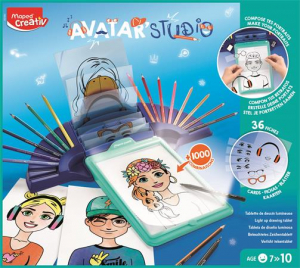 Maped Kreat&iacute;v rajzk&eacute;szlet kieg&eacute;sz&iacute;tőkkel,  "Avatar Studio" (IMAC907064)