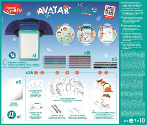 Maped Kreat&iacute;v rajzk&eacute;szlet kieg&eacute;sz&iacute;tőkkel,  "Avatar Studio" (IMAC907064)